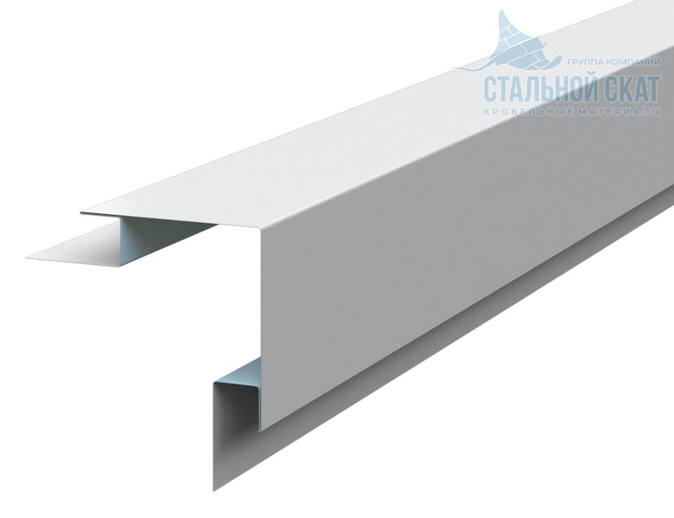 Планка угла наружного сложного 75х75х3000 NormanMP (ПЭ-01-9003-0.5) в Москве