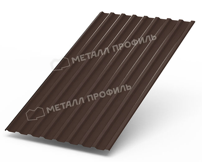 Профнастил МП20 х 1100 - R (Steelmatt-20-8017-0.4±0.08мм) в Москве