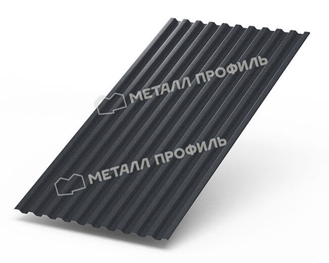 Фото: Профнастил С21 х 1000 - A (Steelmatt-20-7024-0.4±0.08мм) в Москве