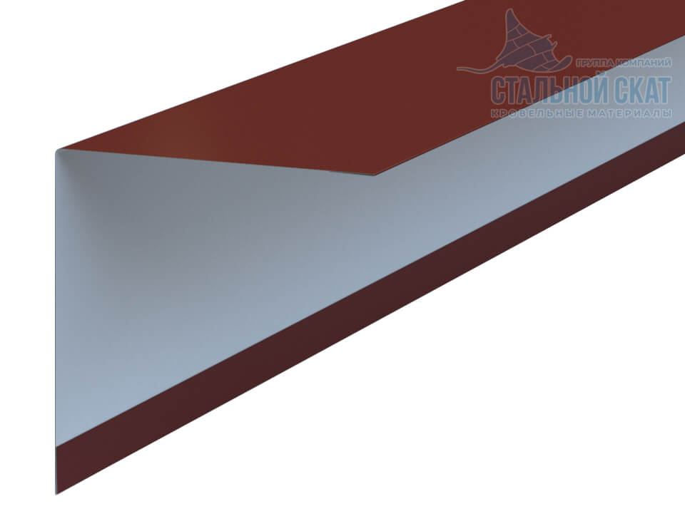 Фото: Планка угла наружного 75х75х3000 (PURMAN-20-Argillite-0.5) в Москве