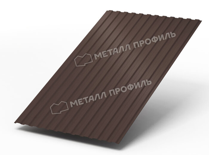 Фото: Профнастил МП10 х 1100 - A (Steelmatt-20-8017-0.4±0.08) в Москве