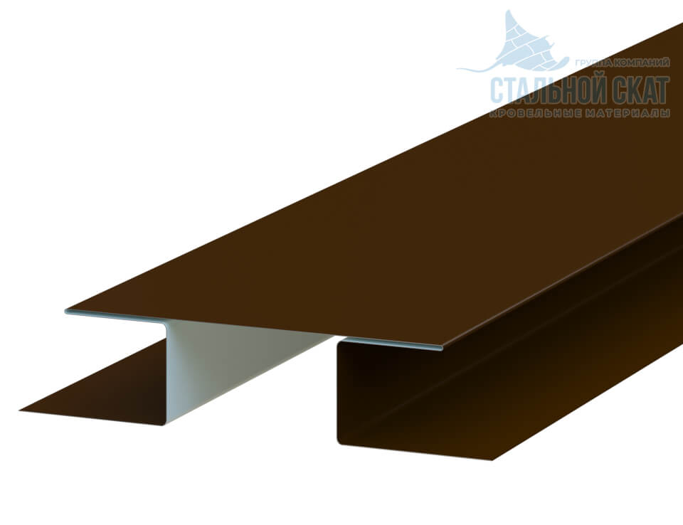 Планка стыковочная сложная 75х3000 (PURMAN-20-8017-0.5)