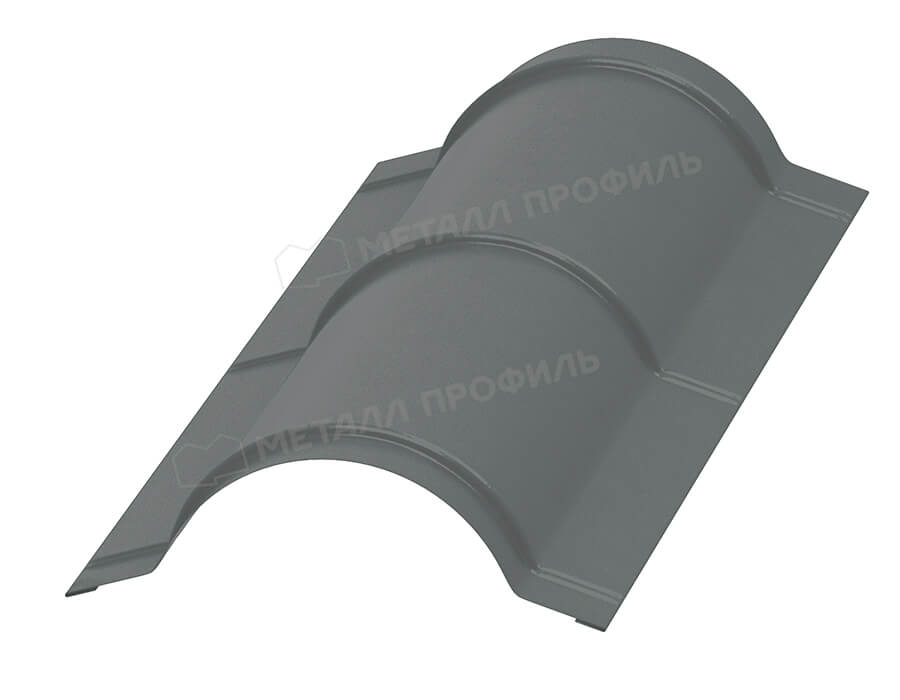 Планка конька круглого R110х2000 (ПЭ-01-7005-0.45)