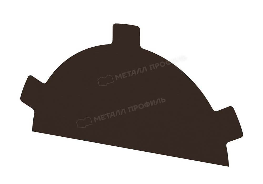 Заглушка конька круглого простая (PURMAN-20-8017-0.5)
