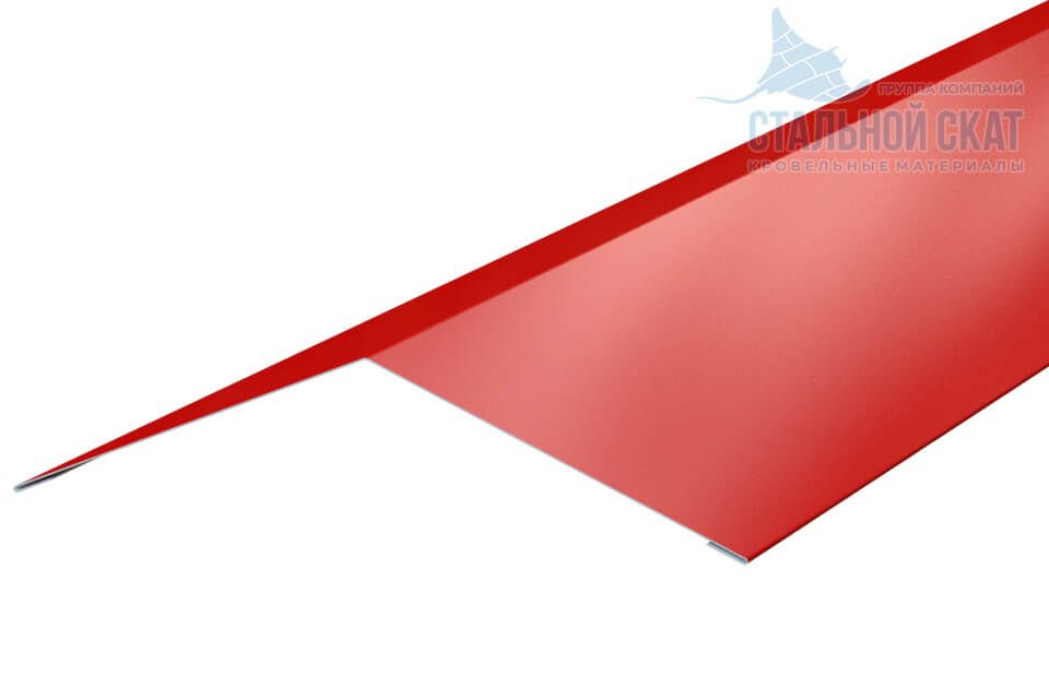 Планка конька плоского простая 145х145х2000 (ПЭ-01-3020-0.45)