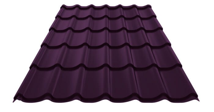 Металлочерепица МП Ламонтерра (VALORI-20-Violet-0.5)