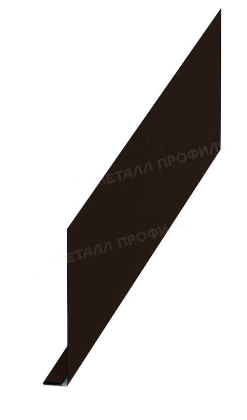 Планка карнизного свеса 200х30х2000 (VALORI-20-Темный Брауни-0.5)