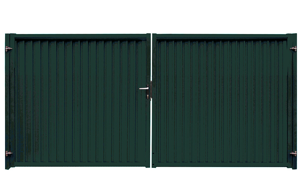 Ворота Estet 1,65х3,6 RAL 6005