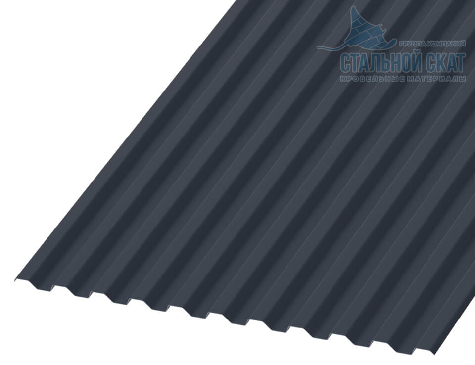 Профнастил С21 х 1000 - A (ПЭ-01-7016-0.4±0.08мм)