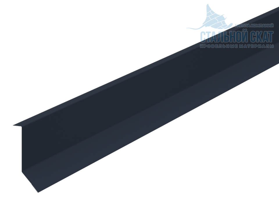 Планка примыкания в штробу 46х25х2000 NormanMP (ПЭ-01-7024-0.5)
