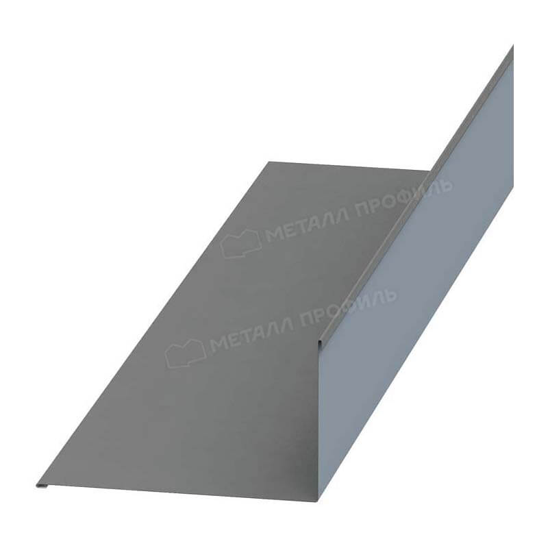 Планка примыкания верхняя 250х147х2000 NormanMP (ПЭ-01-9006-0.5)