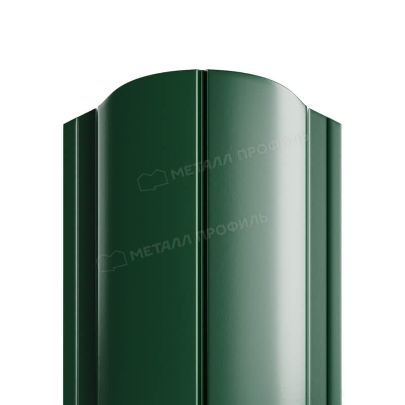 Штакетник металлический МП ELLIPSE-O 19х126 Двусторонний (ПЭД-01-6005\6005-0.45).