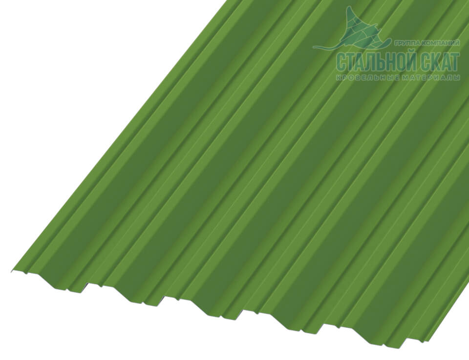 Профнастил НС35 х 1000 - A NormanMP (ПЭ-01-6018-0.5)