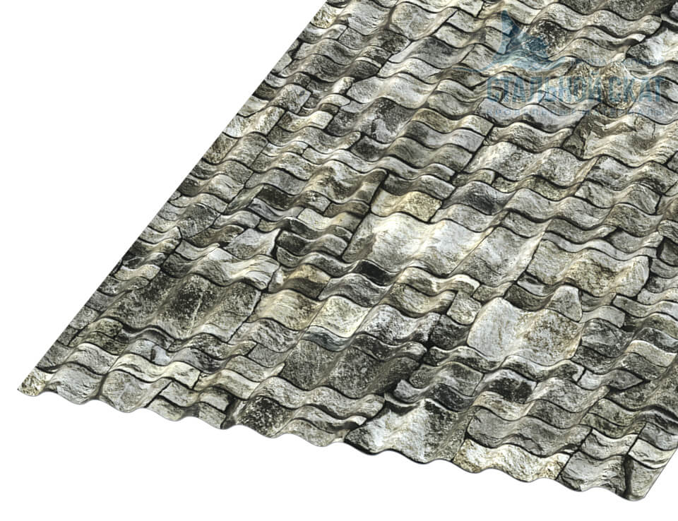 Профнастил МП18 х 1100 - B (ECOSTEEL-01-Белый Камень-0.5)