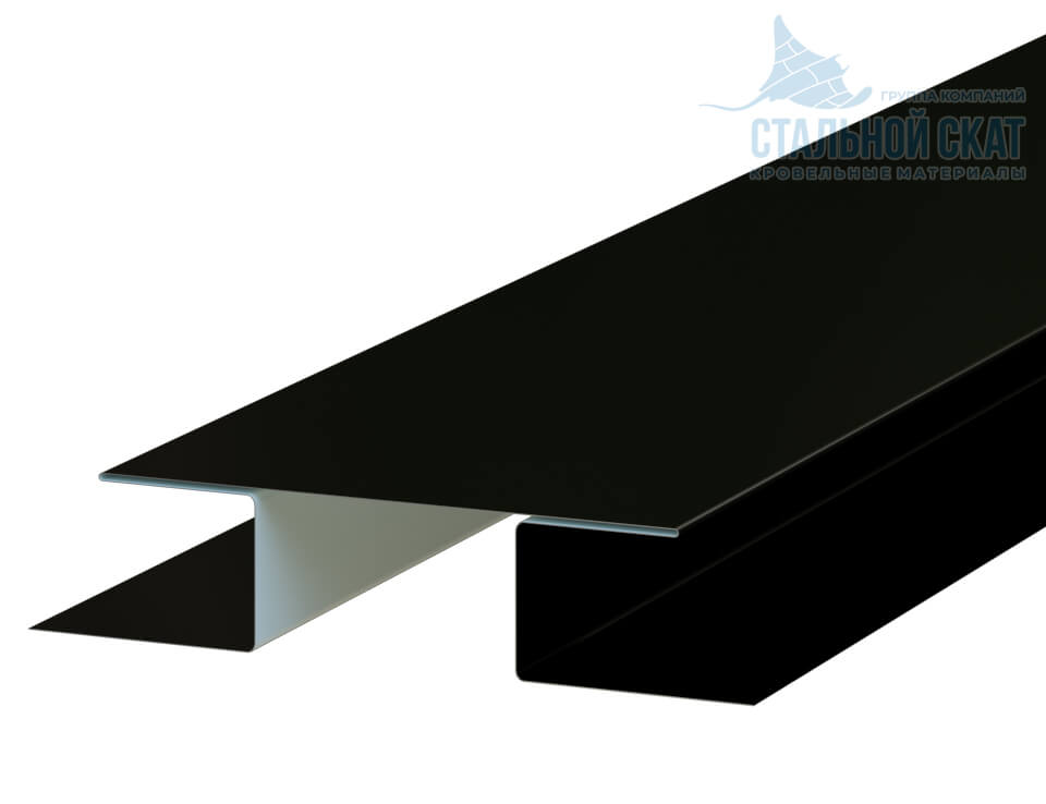 Планка стыковочная сложная 75х3000 (PURMAN-20-9005-0.5)