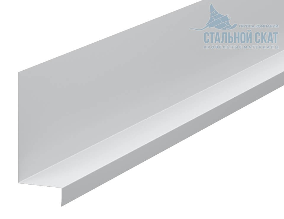 Планка примыкания боковая FASTCLICK 150х65х2000 NormanMP (ПЭ-01-9003-0.5)