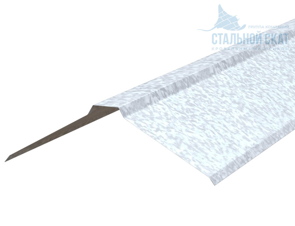 Планка конька плоского 150х150х2000 (ОЦ-01-БЦ-0.45)