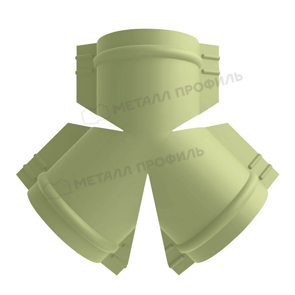 Y-образный тройник для круглого конька R110 NormanMP (ПЭ-01-6019-0.5)