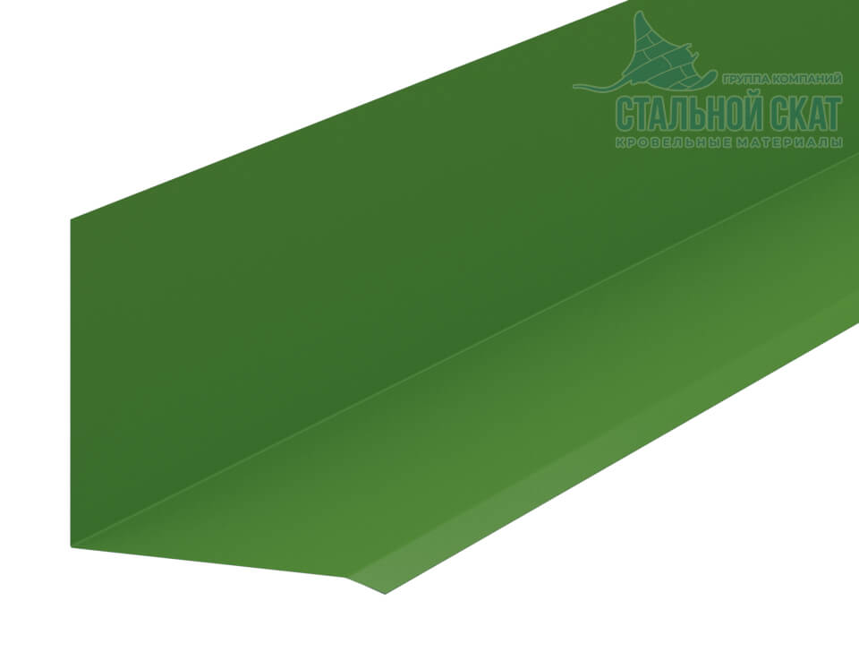 Планка примыкания верхняя к стене FASTCLICK 150х135х2000 NormanMP (ПЭ-01-6018-0.5)