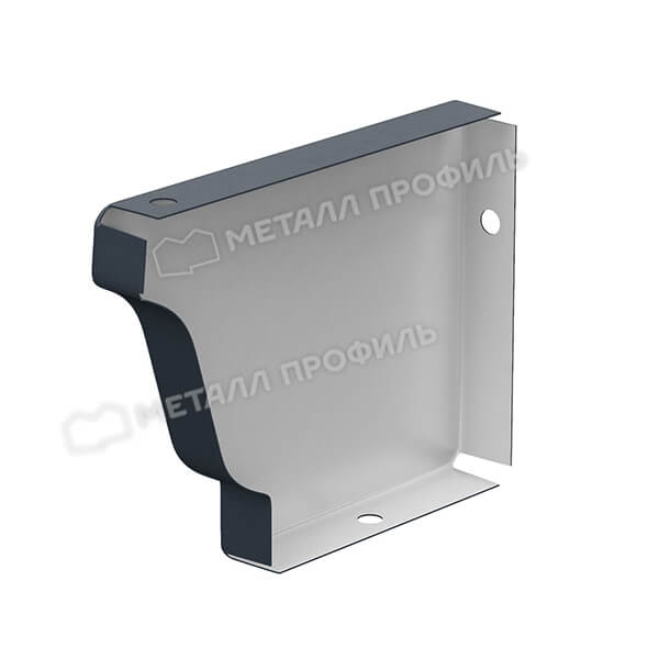 Заглушка желоба 120х86 левая Foramina Freeze QUADRO (FRZ-01-7024-0.5)