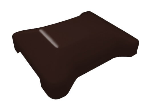 Крышка универсальная RAL 8017