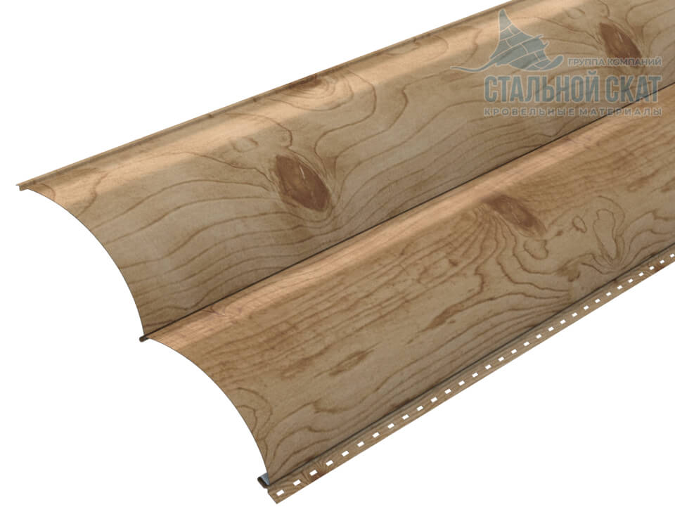 Сайдинг Woodstock-28х330 (ECOSTEEL_MA-01-Сосна-0.5)