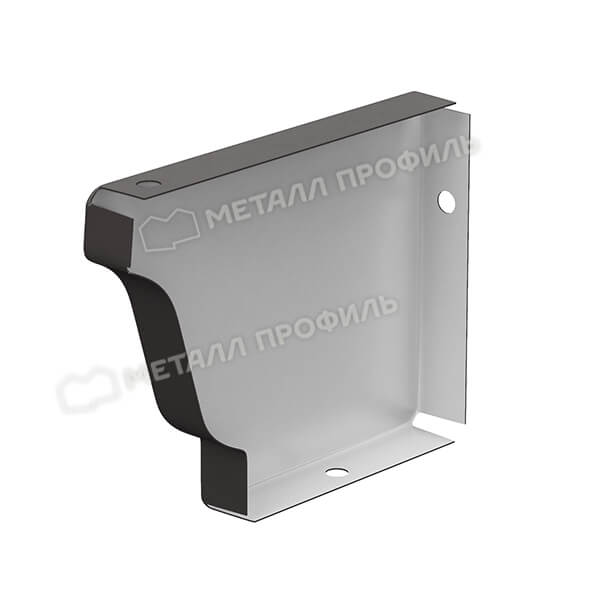 Заглушка желоба 120х86 левая Foramina Freeze QUADRO (FRZ-01-RR32-0.5)