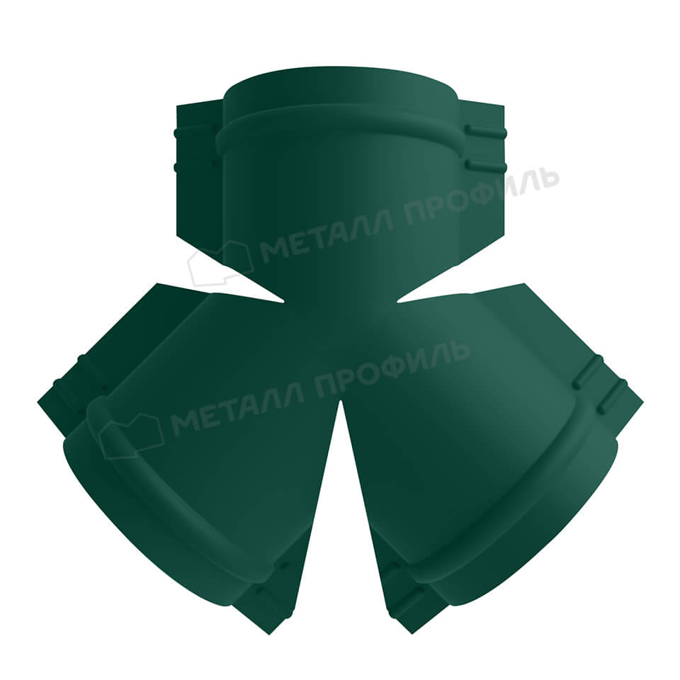 Y-образный тройник для круглого конька R110 NormanMP (ПЭ-01-6005-0.5)